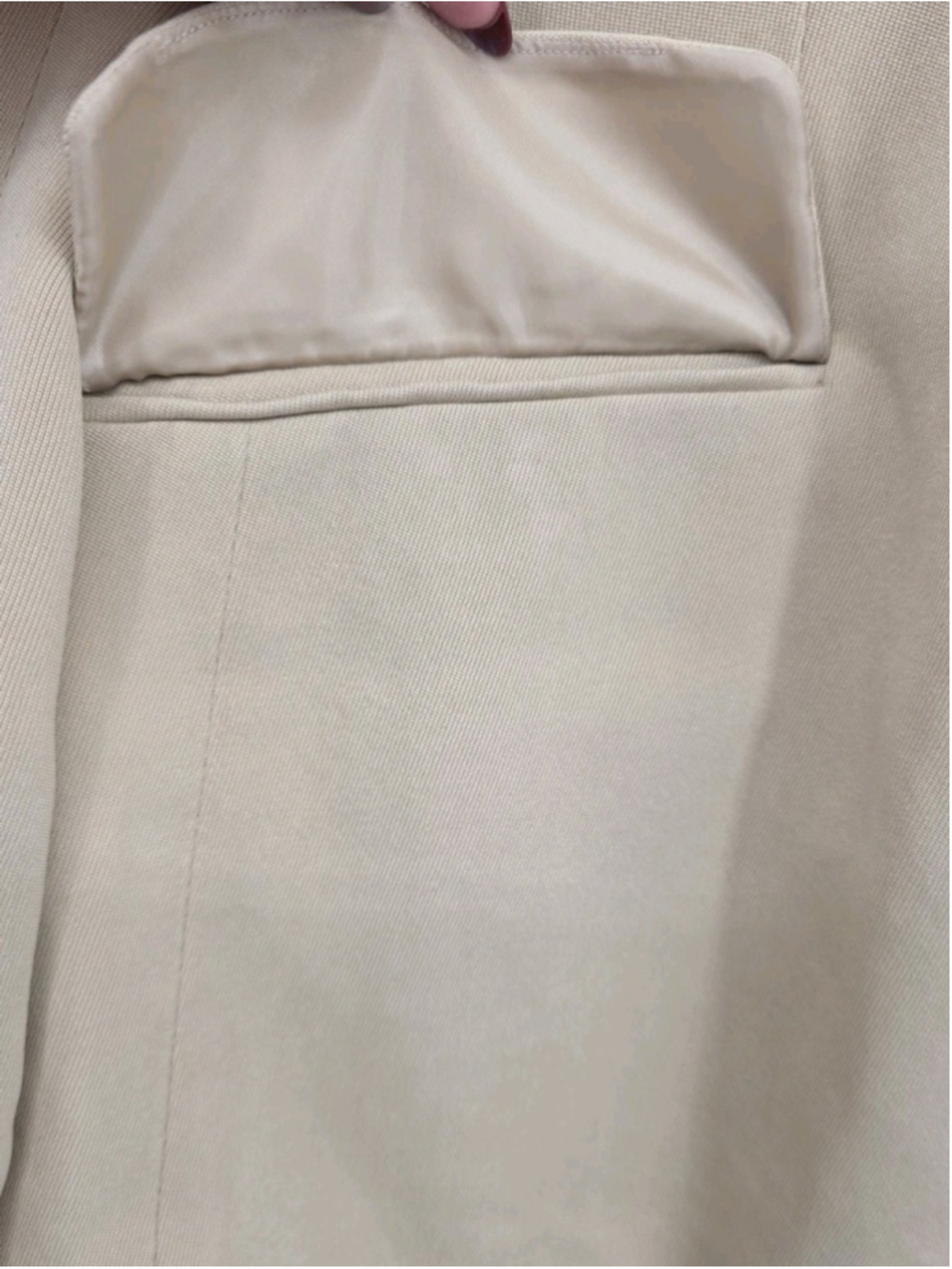 Vintage Talbots Pure Silk Blazer Size 12 Beige Old Money Quiet Luxury - Picture 8 of 16